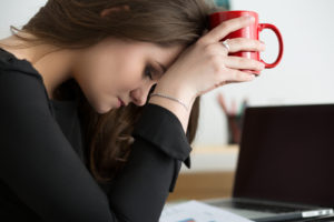 woman worried about discrimination at work